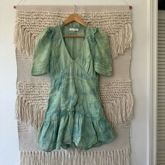 LoveShackFancy Dresses & Skirts - Love Shack Fancy Arlo Mini Tie Dye Dress